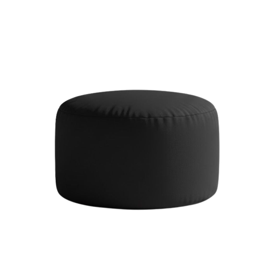 Waterproof pouf, size Large, versatile, in black color ELH-0010