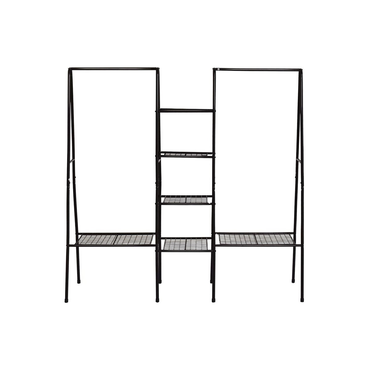 Steel and wood clothes rack - SRS-043