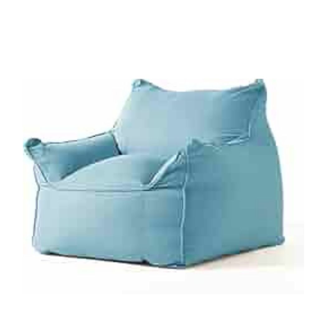 Bean bag chair waterproof comfortable and distinctive in shape in baby blue color ELH-064