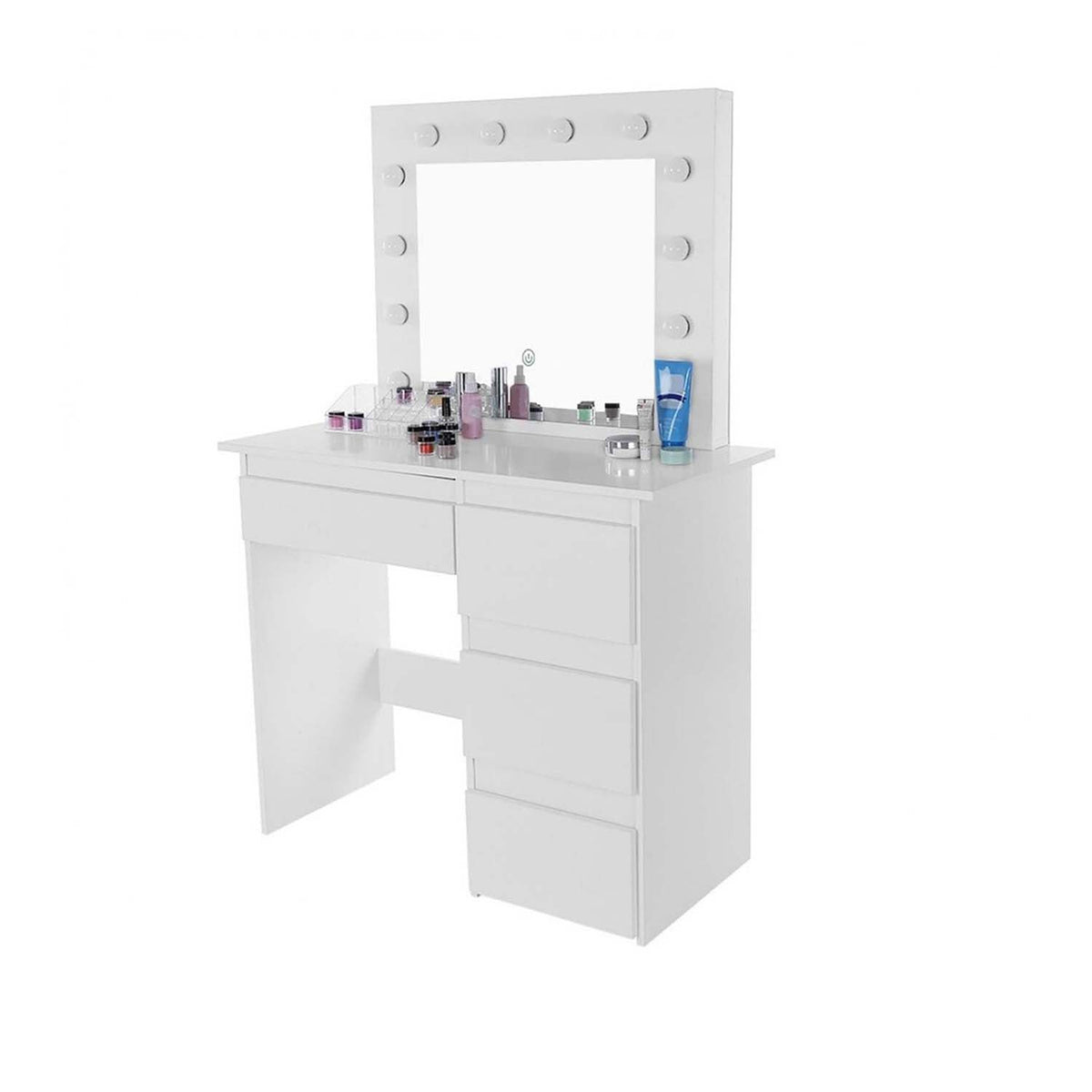 High quality MDF wood dresser with pouf - OSM-055