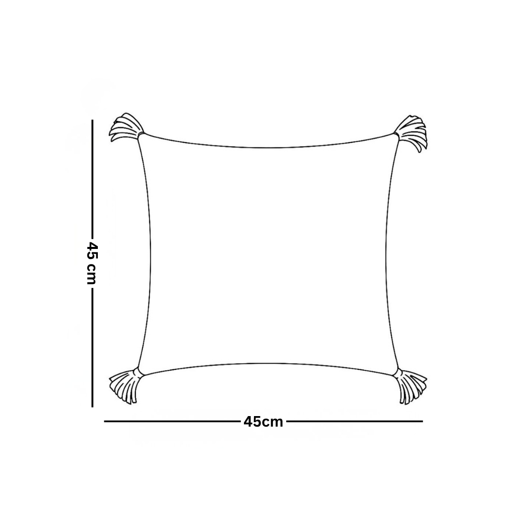 Handmade wool cushion size 45×45 cm from Oscar Furniture – distinctive design HAZ-115