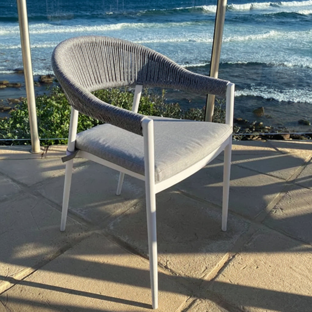 Nivala Rope Chair - White