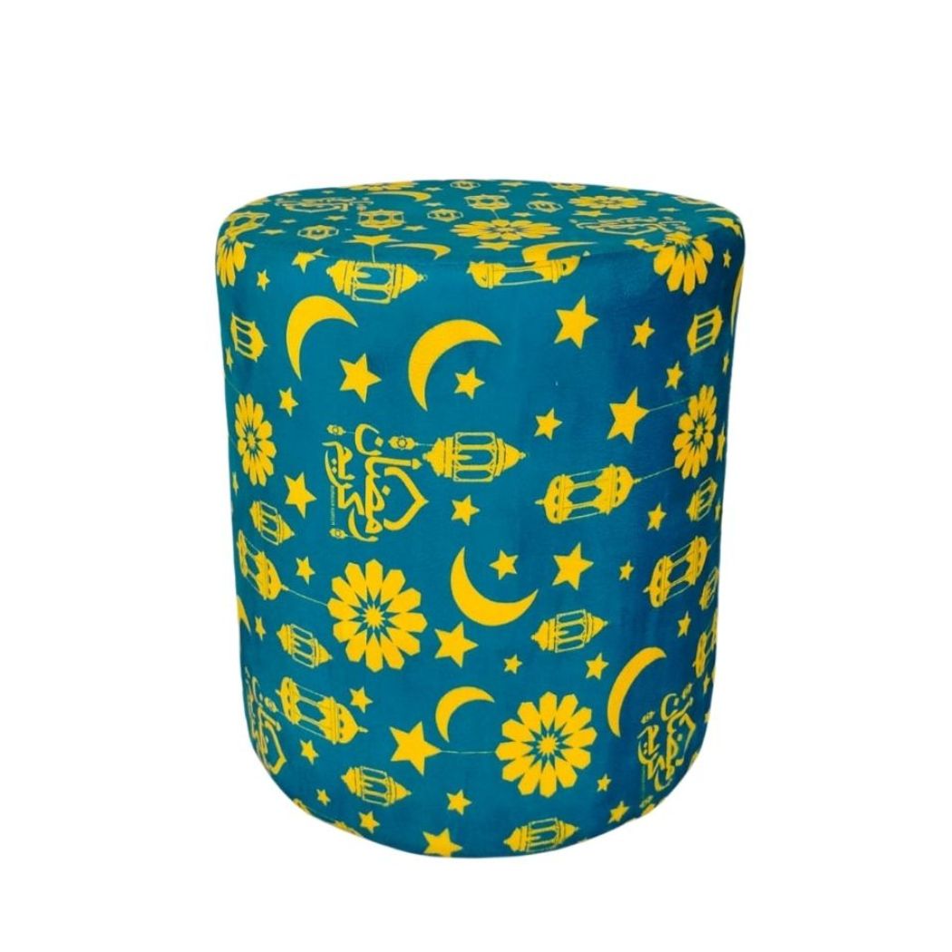Elegant and Practical Round Velvet Ottoman OS-RAM-004