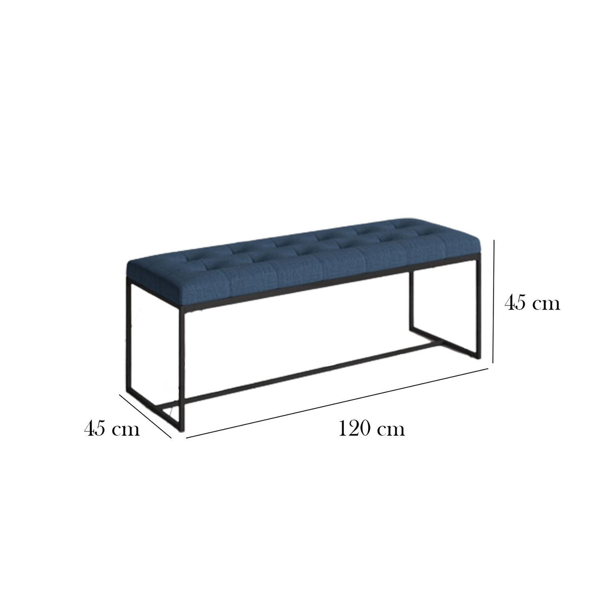 High quality MDF wood bankette - BDF-017 - 120cmX45cm