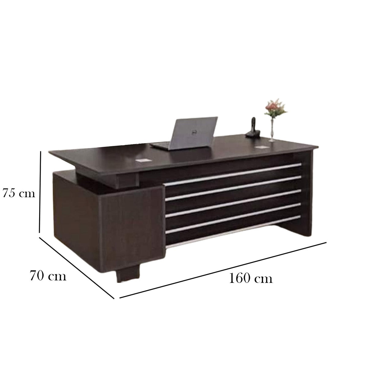 High-Quality MDF Wooden Manager’s Desk - HFS-083