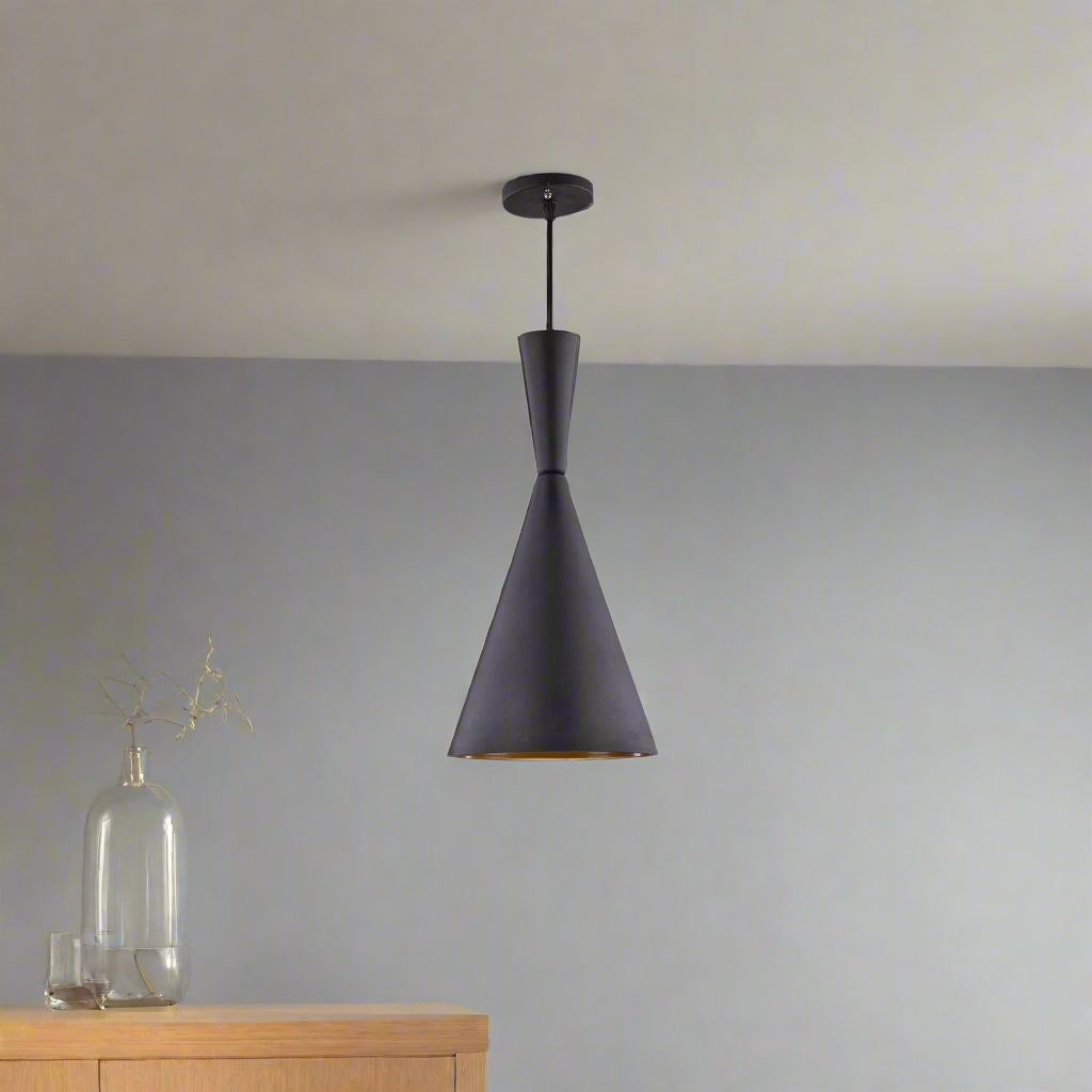 Large aluminum chandelier with a luxurious design