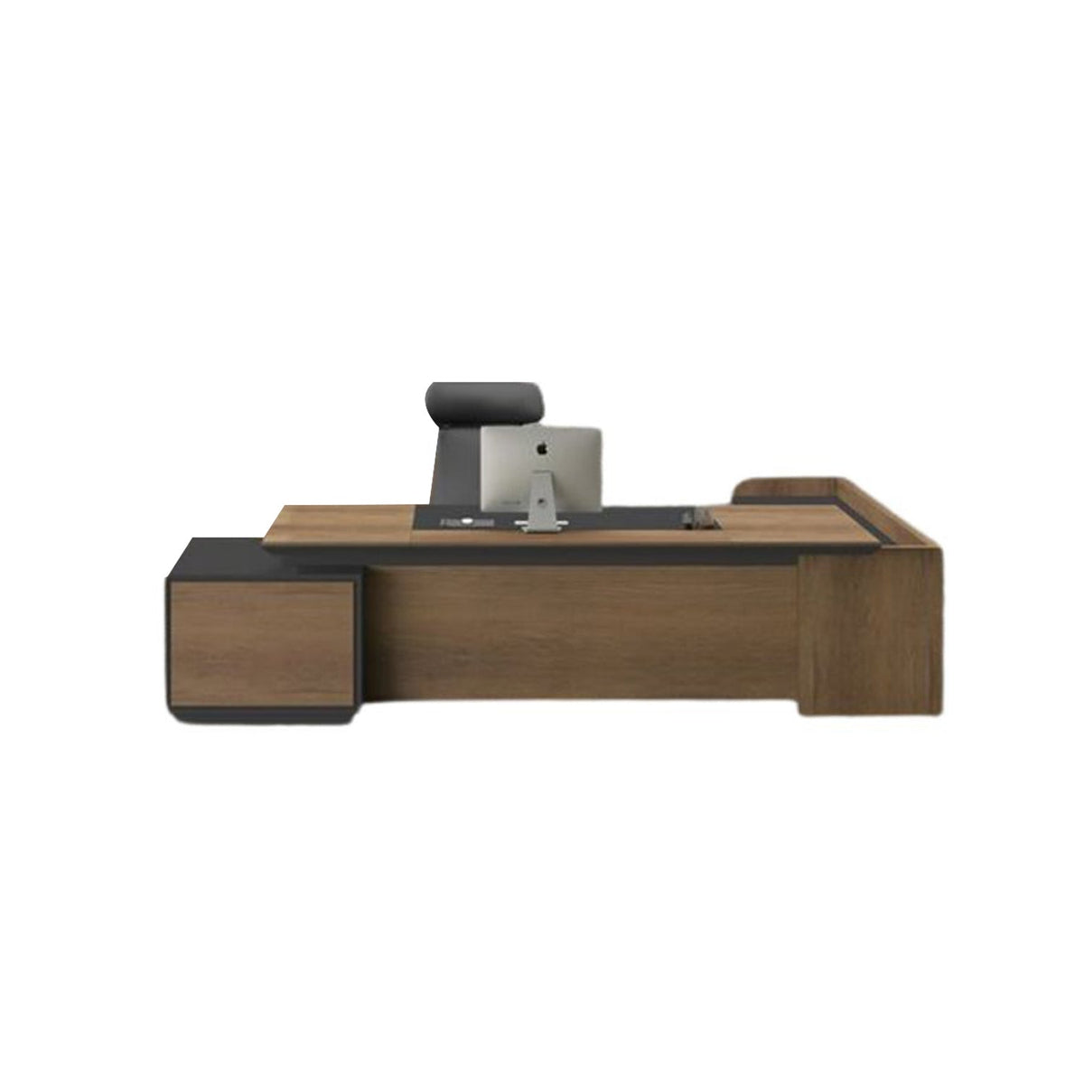 High-quality Spanish MDF wooden manager’s desk – a durable, modern design suitable for professional offices – CEM-154