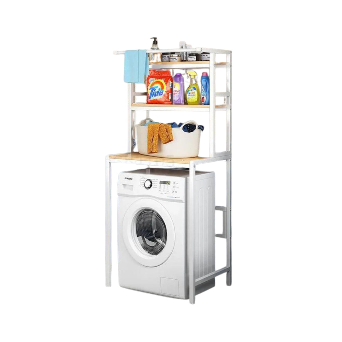 High Quality MDF Wood Bathroom Storage Unit - OSM-483