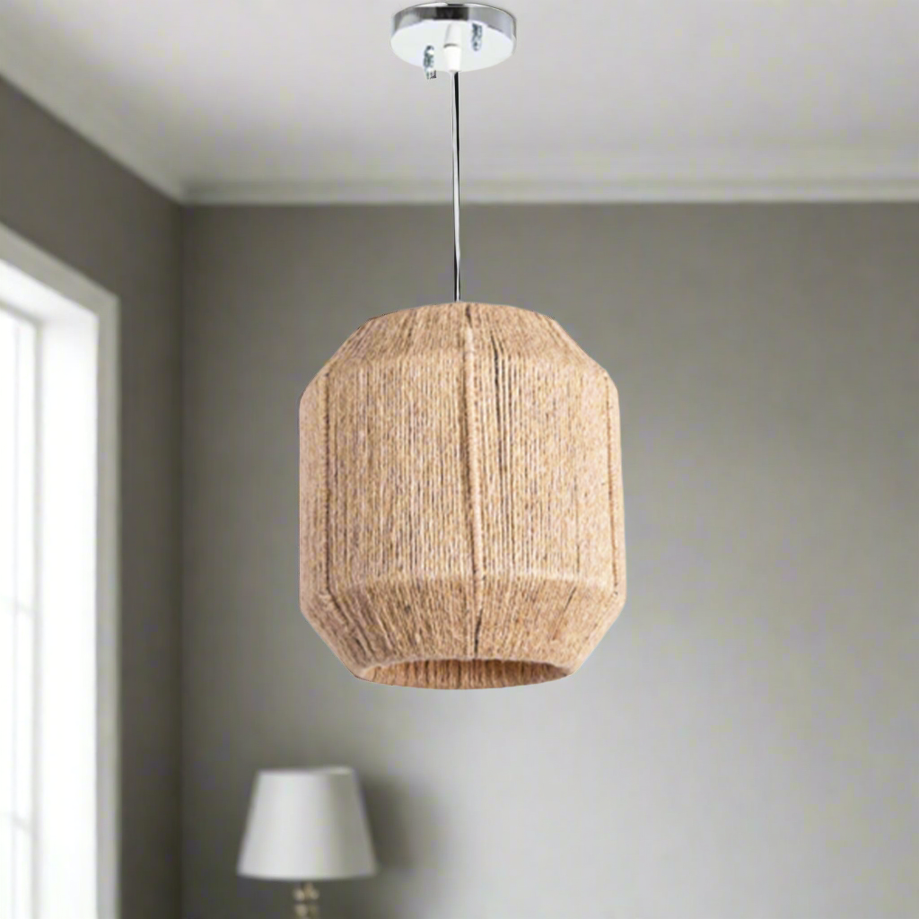 A small elegant chandelier that adds a beautiful touch to the decor.