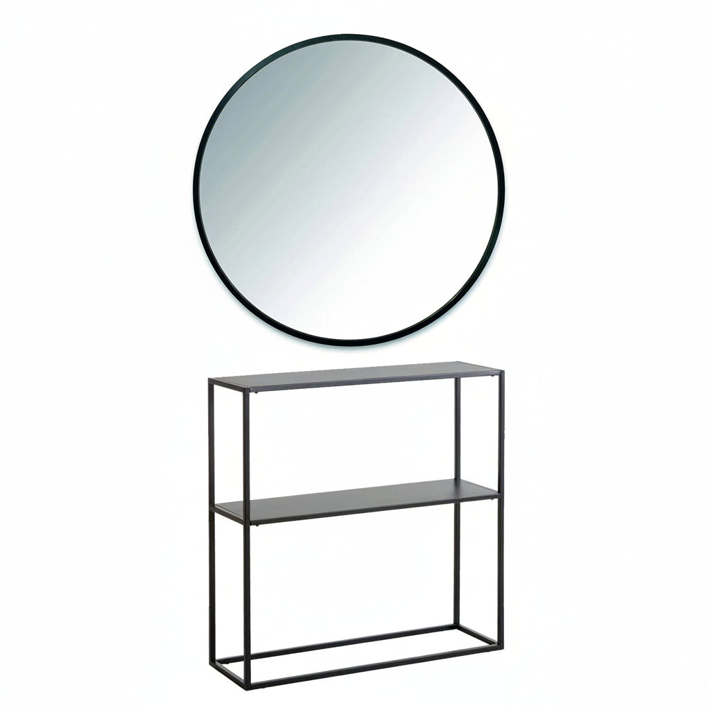 Mirror and console made of steel - SRS-059