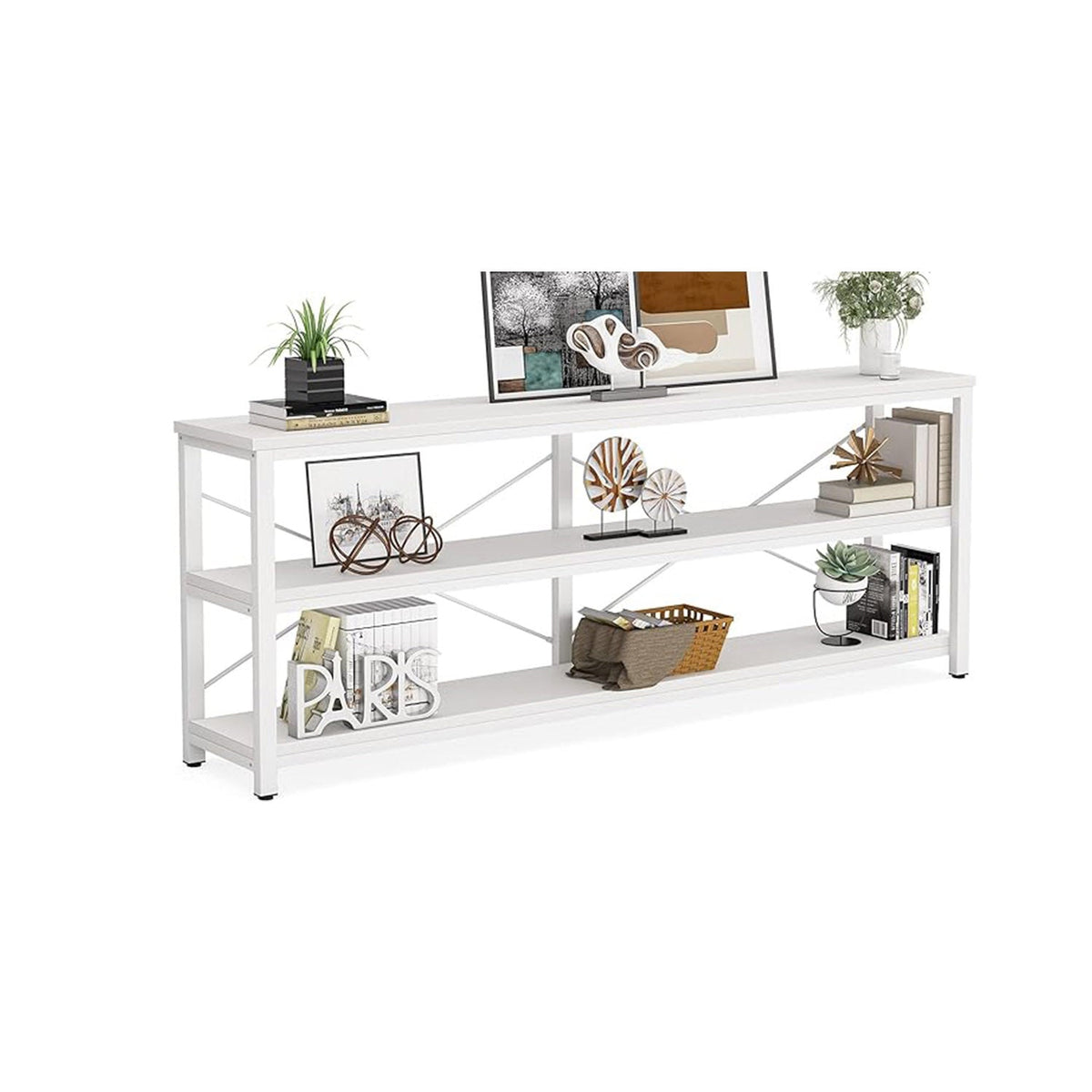 Electrostatic painted metal console - MTC-110