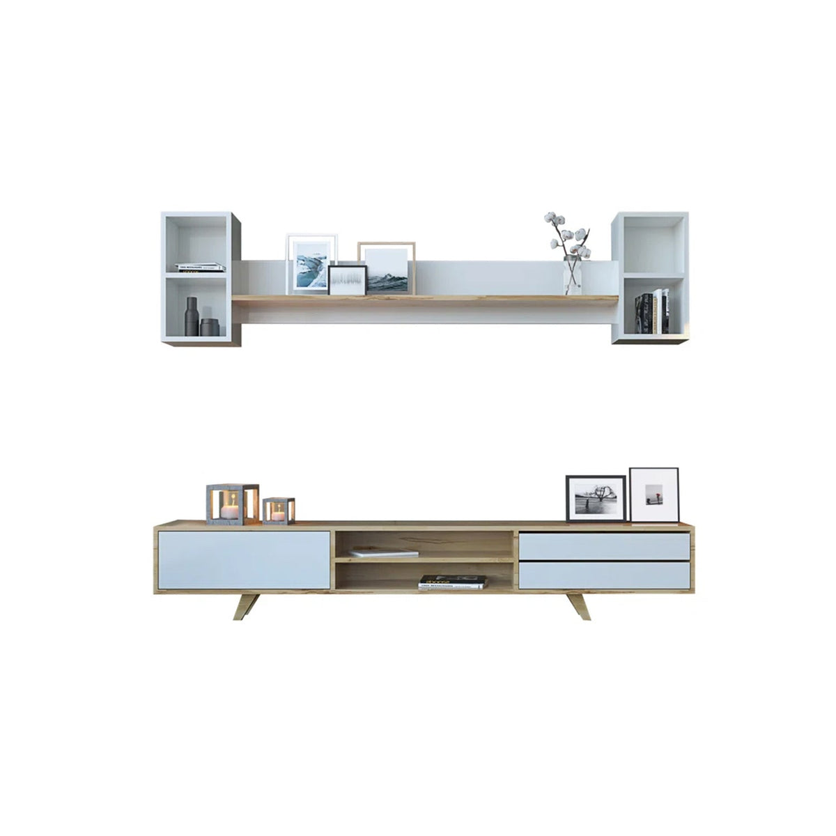 TV table made of treated Spanish MDF wood - OFS-004