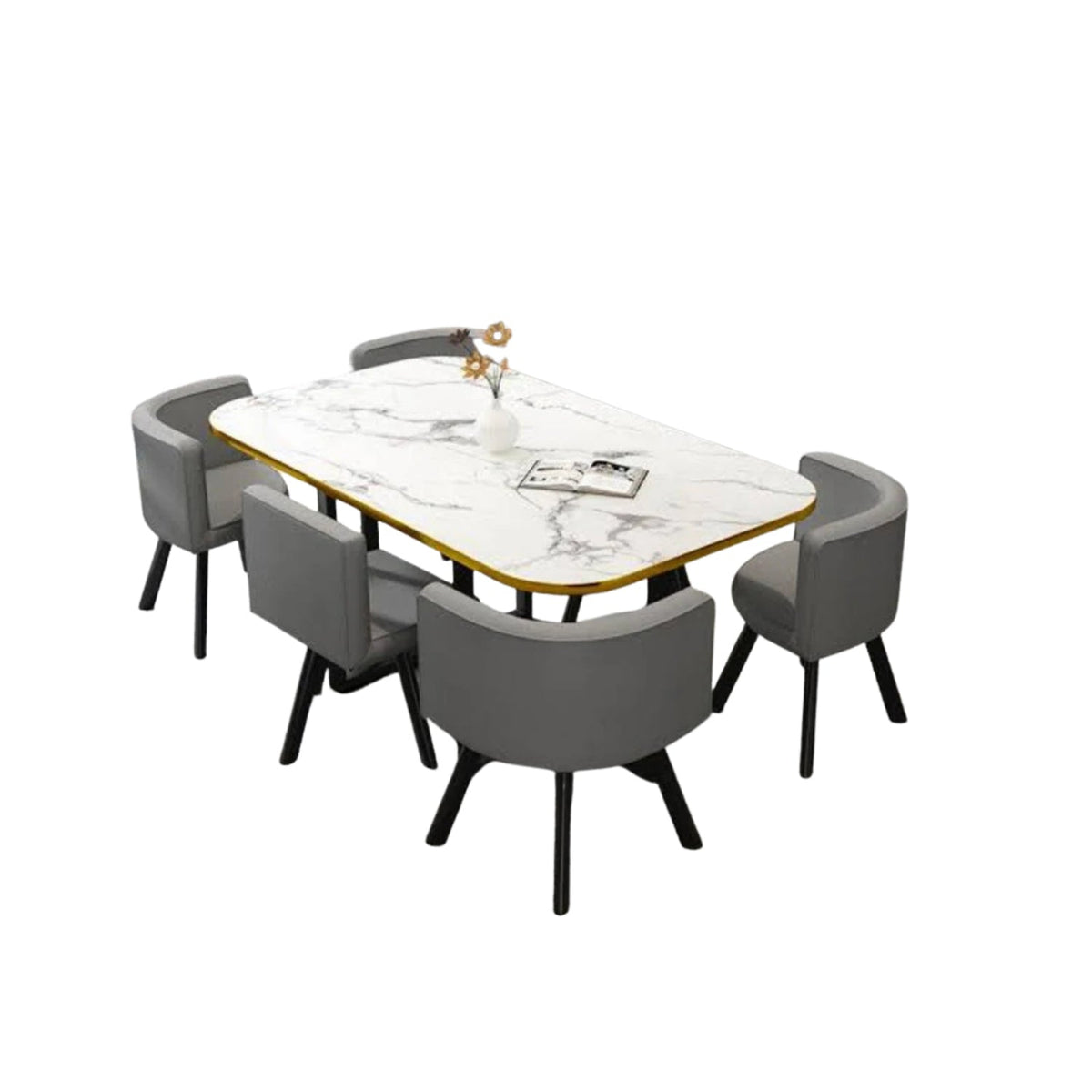 Dining table - 7 pieces of high quality beech wood - KYN-171