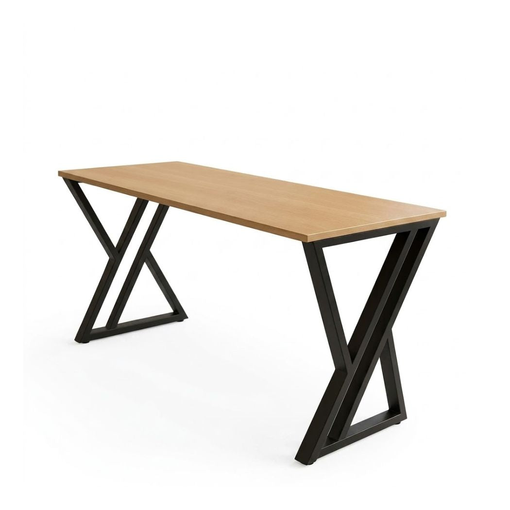 Large Steel and MDF Wood Desk with Professional Design for Work – WAF-278