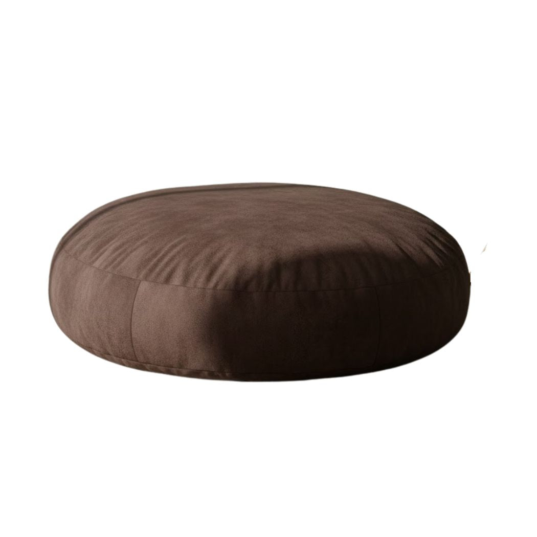 Very Comfortable Sabia Fabric Round Bin Bag in Brown ELH-096