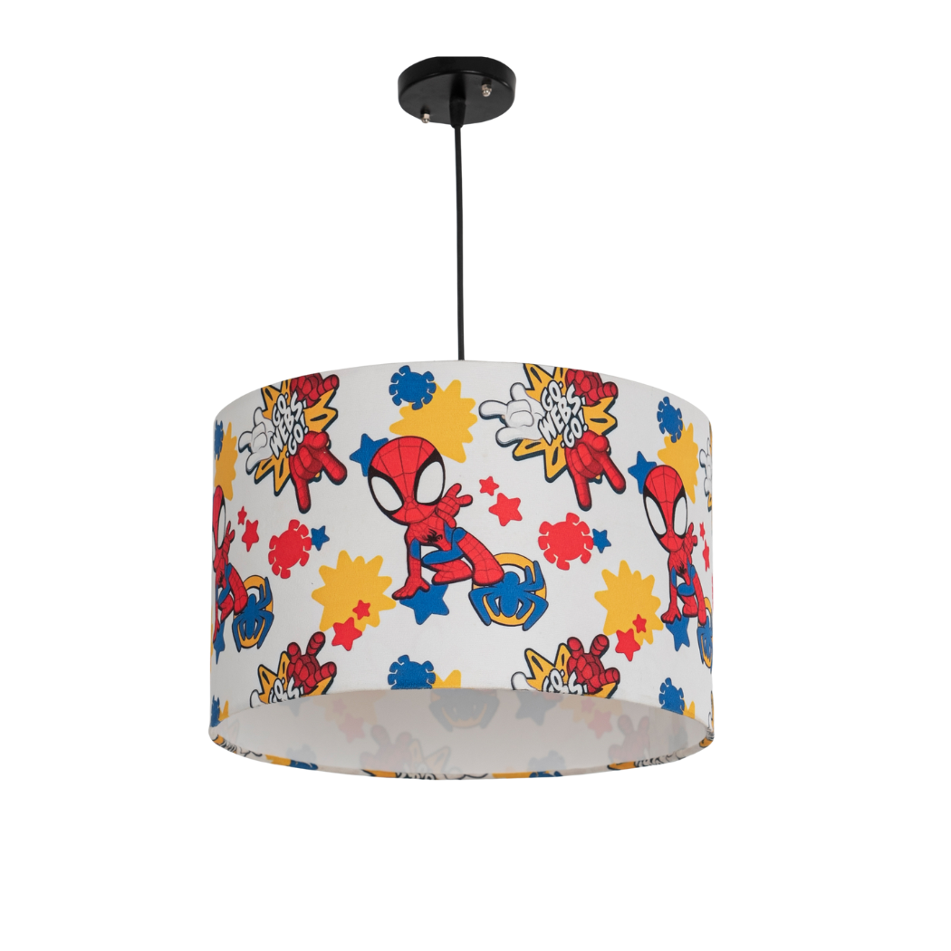 Modern Ceiling Pendant WDD-002 – Luxury Design from Velvet Fabric Print with Vacuum Layer and Iron Chassis
