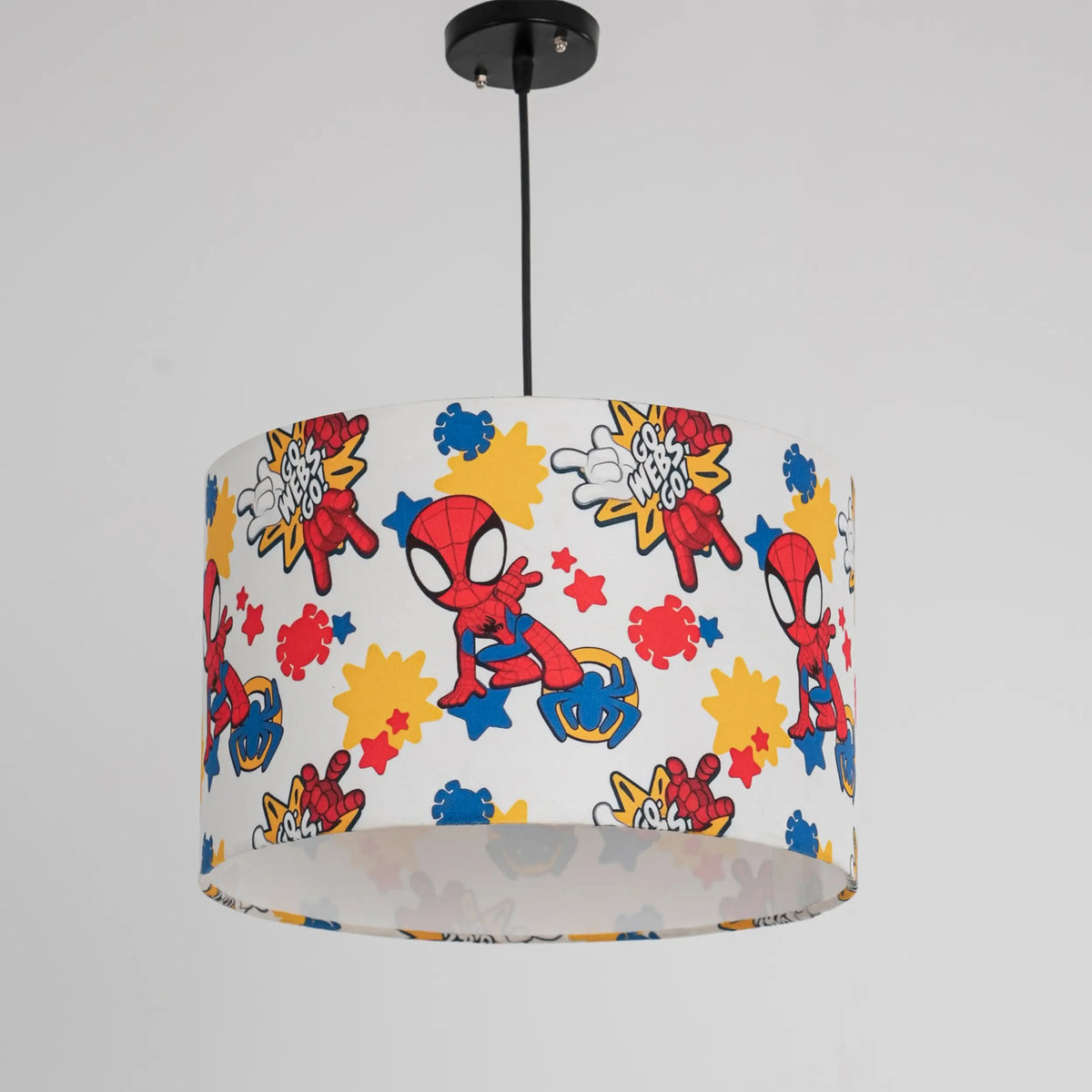 Modern Ceiling Pendant WDD-002 – Luxury Design from Velvet Fabric Print with Vacuum Layer and Iron Chassis