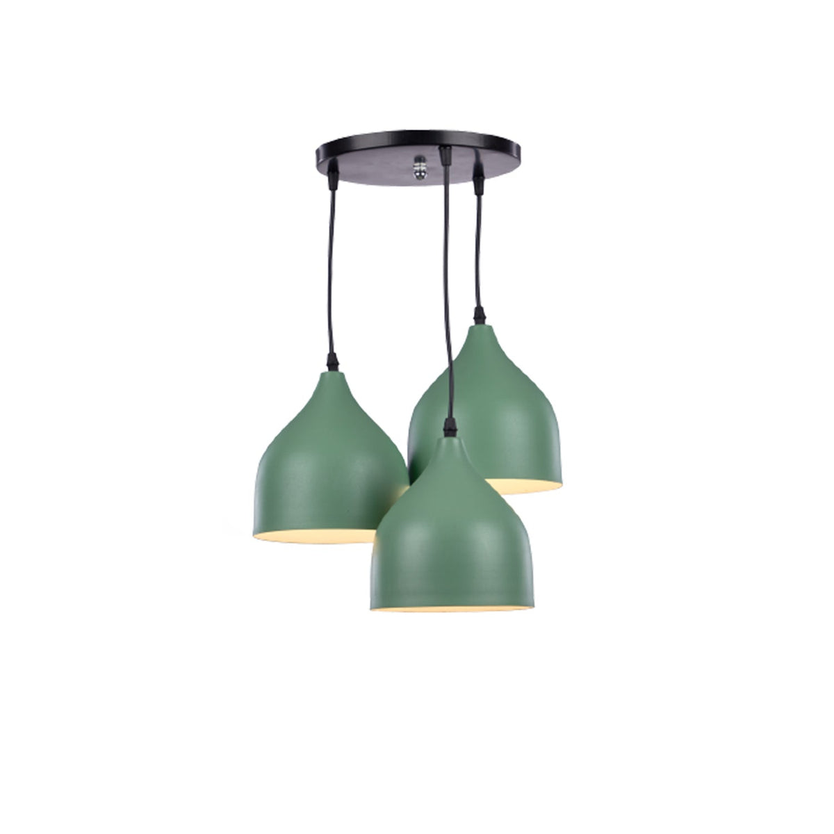 Luxury aluminum chandelier with a sleek modern design
