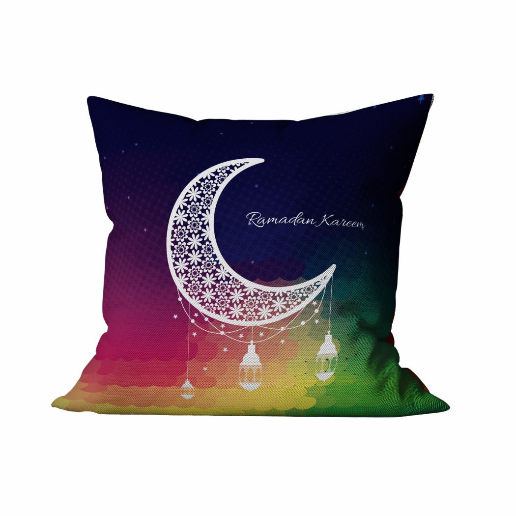 Ramadan Cushion 40×40 cm with Fiber Filling and Zipper – Elegant Ramadan Design | OS-RAM-044