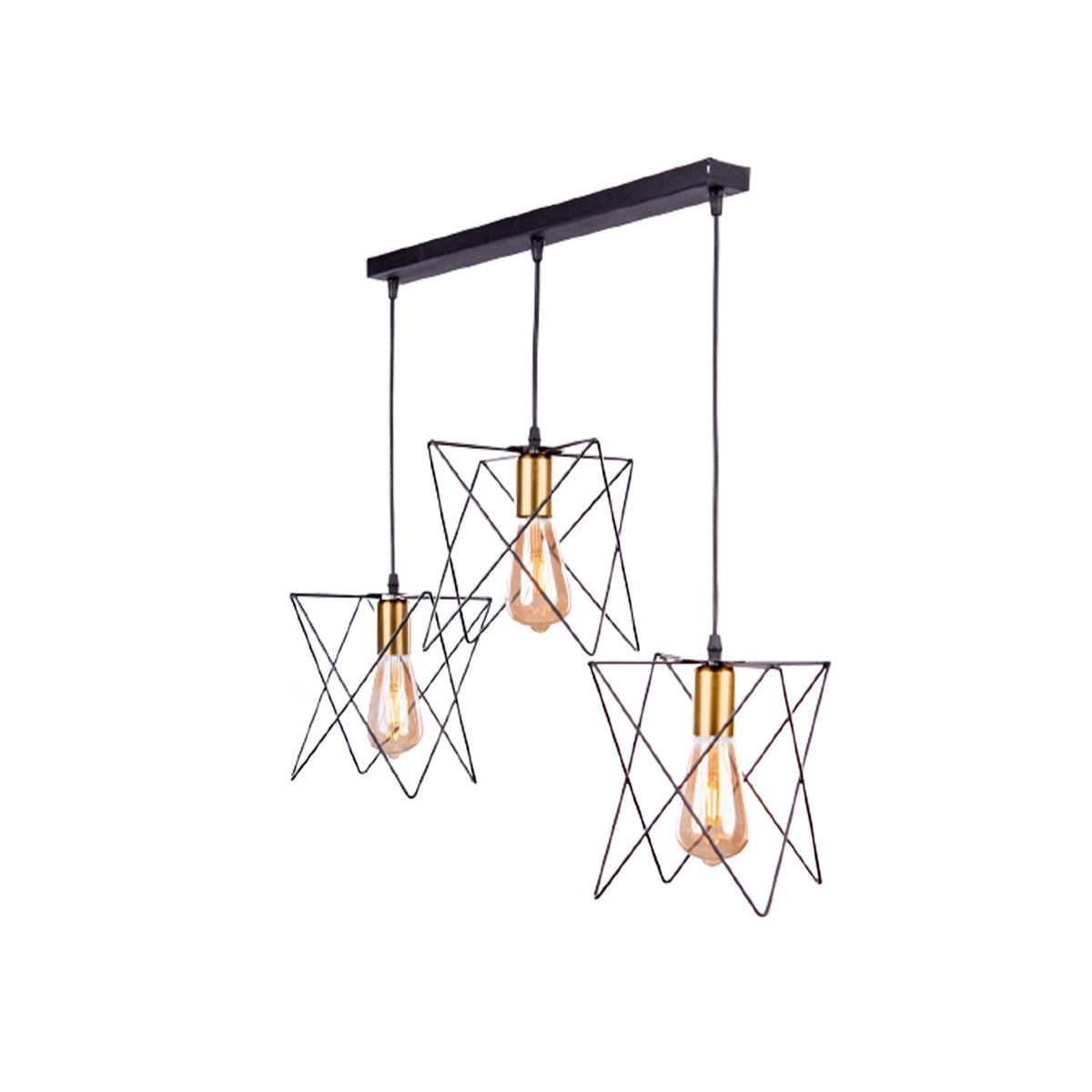 Elegant aluminum chandelier with a modern design for sophisticated lighting
