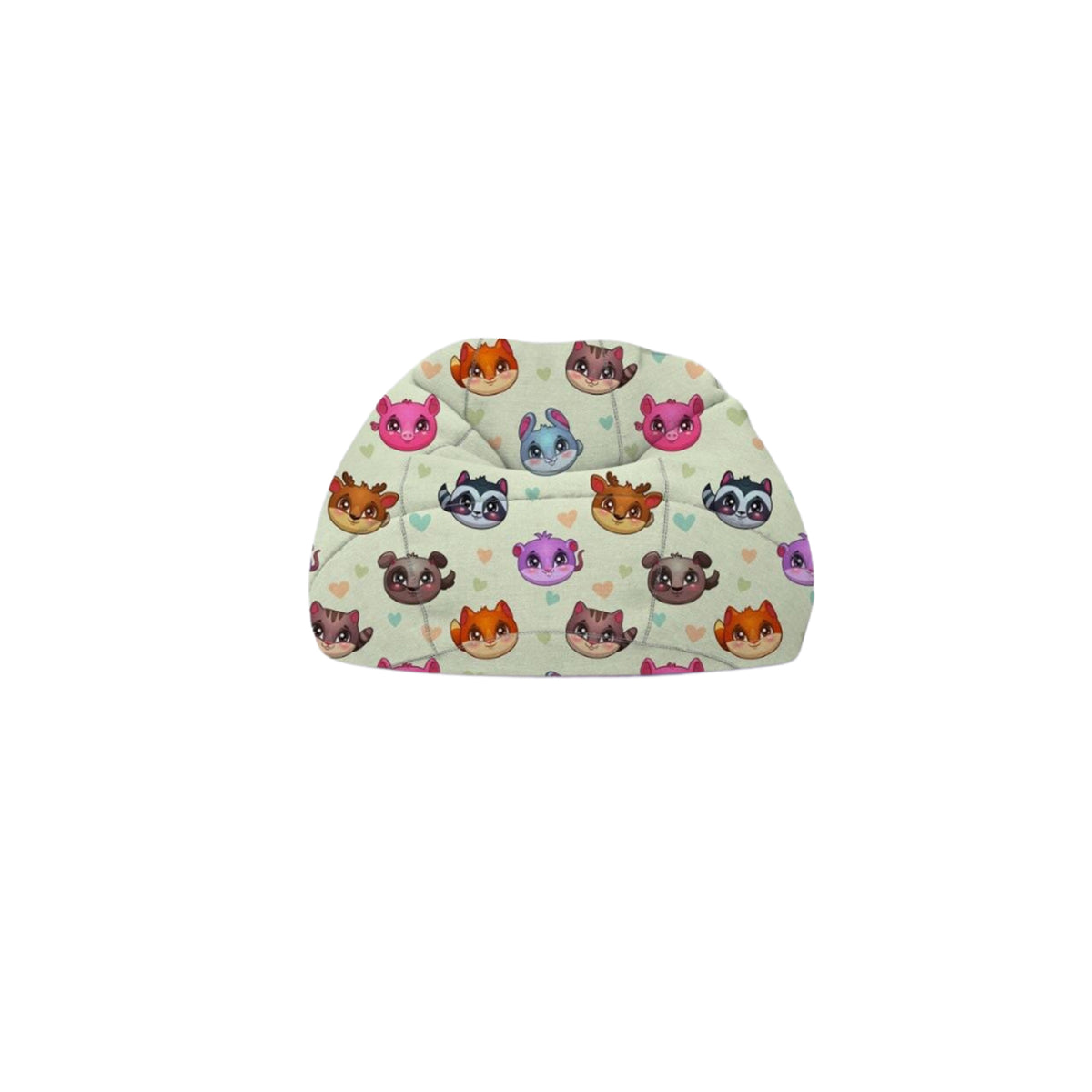 Children's plush bean bag with linen - PRV-068