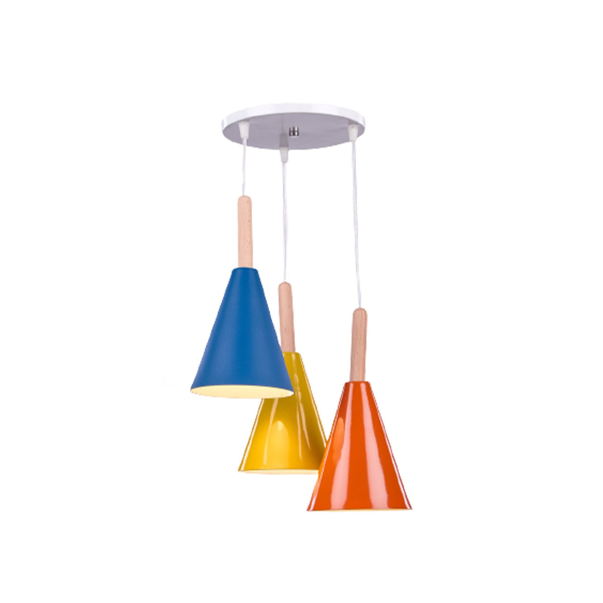Aluminum chandelier with a modern design that adds a touch of luxury to your home.