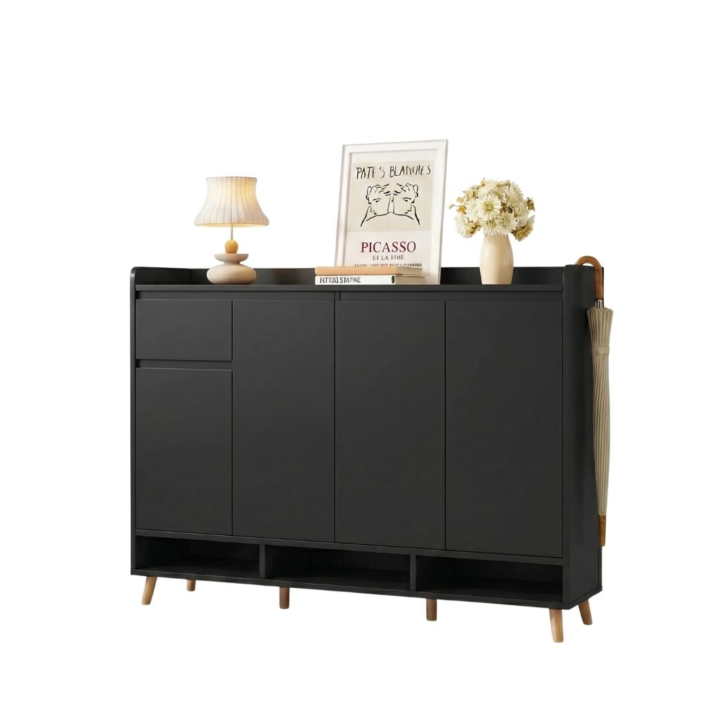 Modern MDF Wood Shoe Rack for Shoe Organization – WAF-187