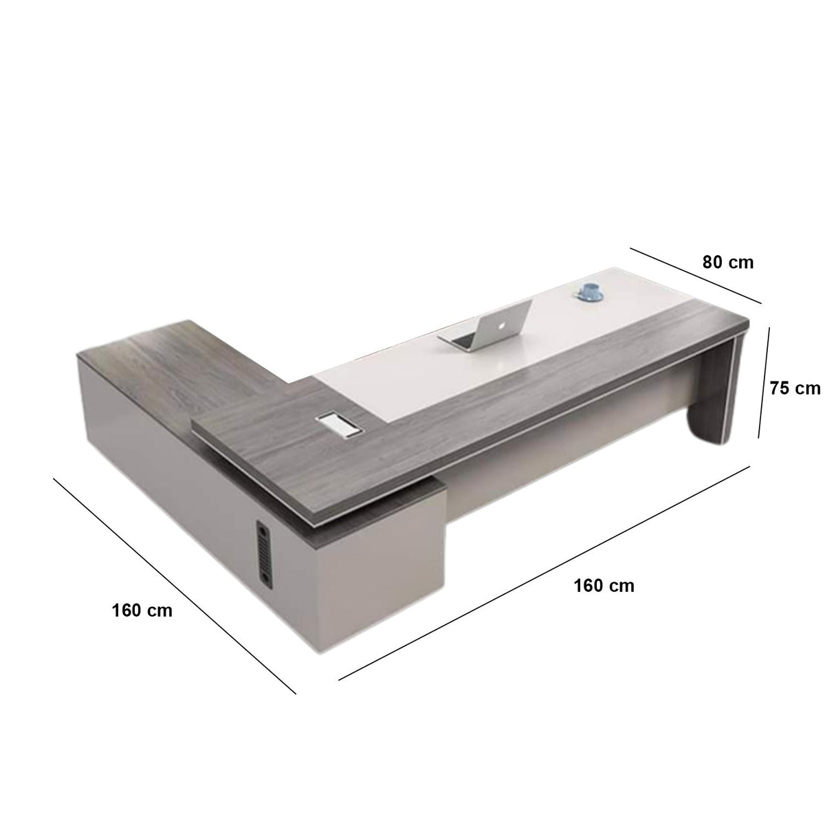 مكتب مدير خشب MDF عالي الجودة - HFS-072