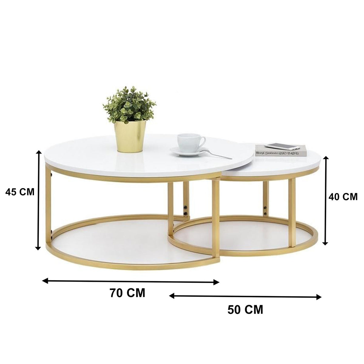 Pepper coffee table, iron, electrostatic paint
