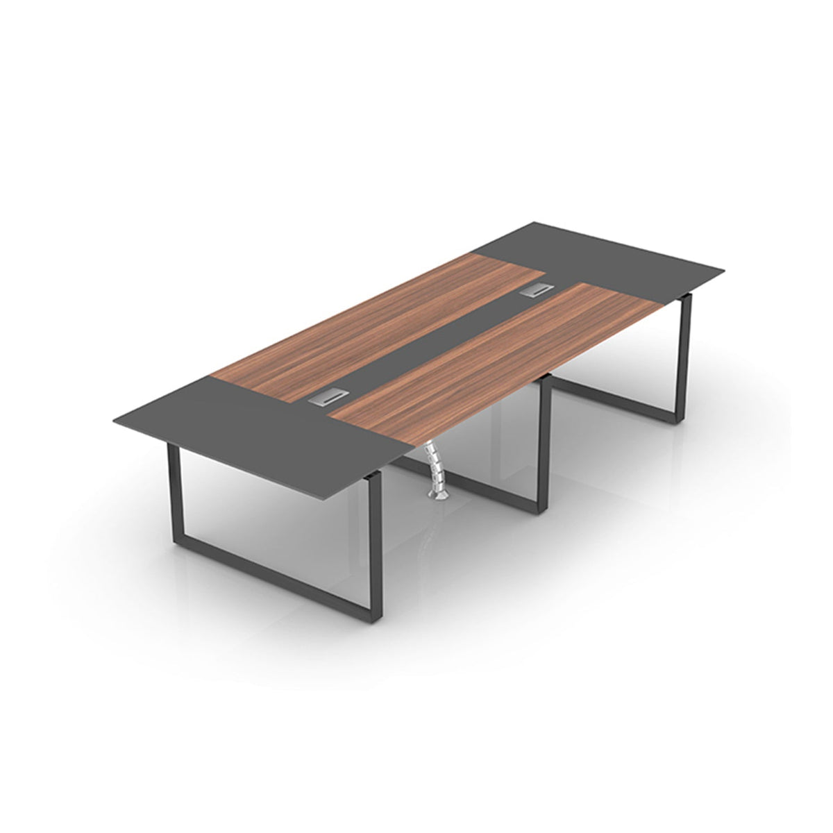 ترابيزة اجتماعات - 240×120 سم - خشب MDF إسباني مع شاسيه معدن – CEM-063