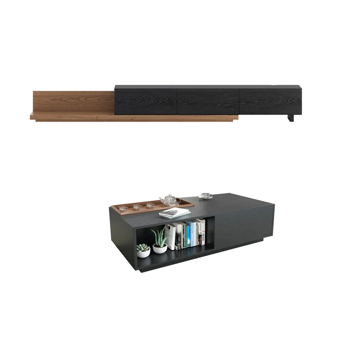 TV table and coffee table made of high-quality MDF wood - OFS-047