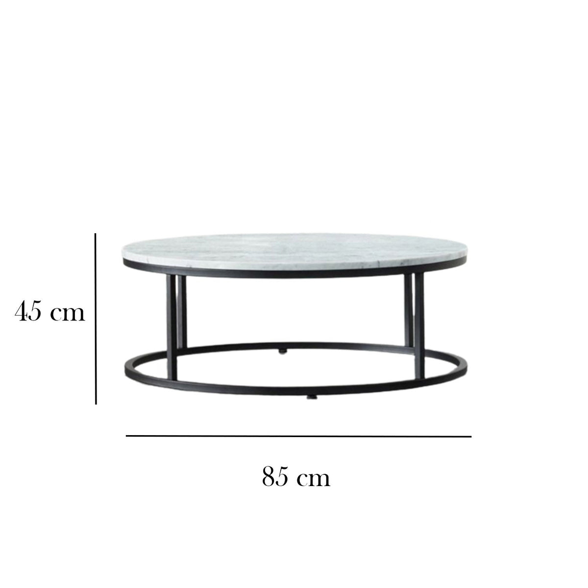 Edwin coffee table 85 * 45 marble