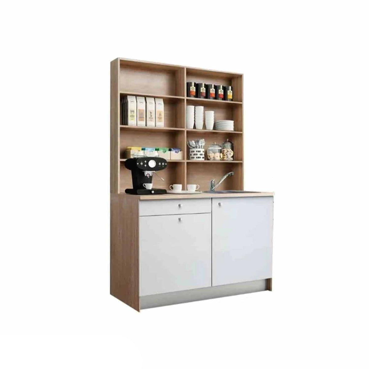 Versatile two-piece kitchen - high quality MDF wood - O-SRH-138