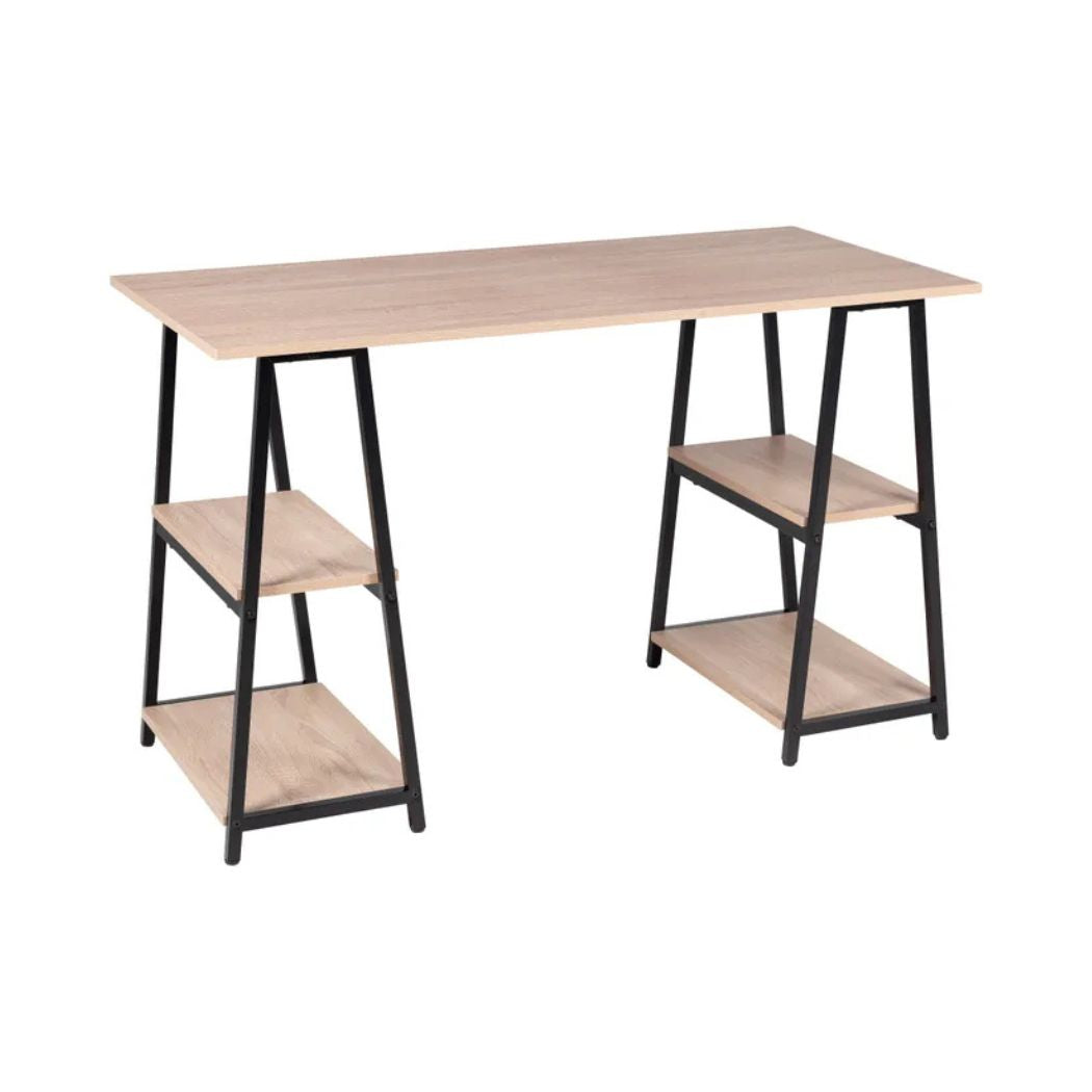 Large Steel and MDF Wood Desk with Professional Design for Work – WAF-279