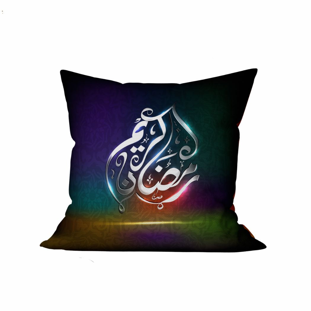 Ramadan Cushion 40×40 cm with Fiber Filling and Zipper – Elegant Ramadan Design | OS-RAM-037