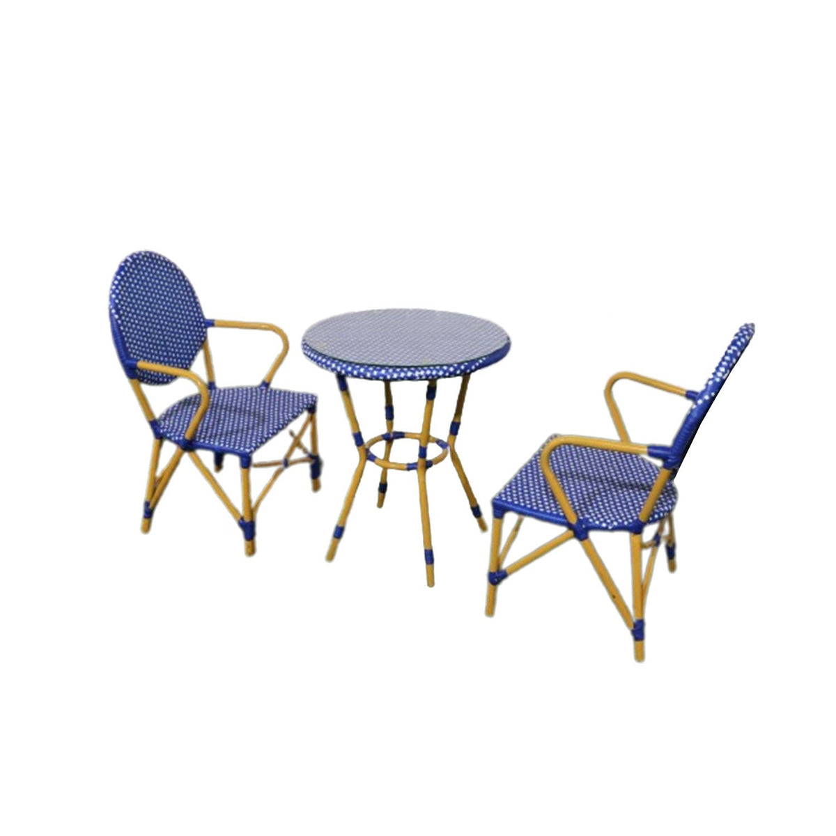 Rattan set 2 chairs and table TOK-012