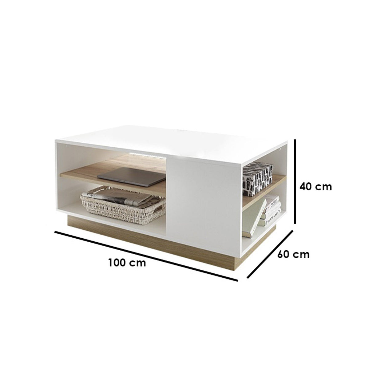 فيرنادا ترابيزة قهوة 100 * 40 خشب MDF