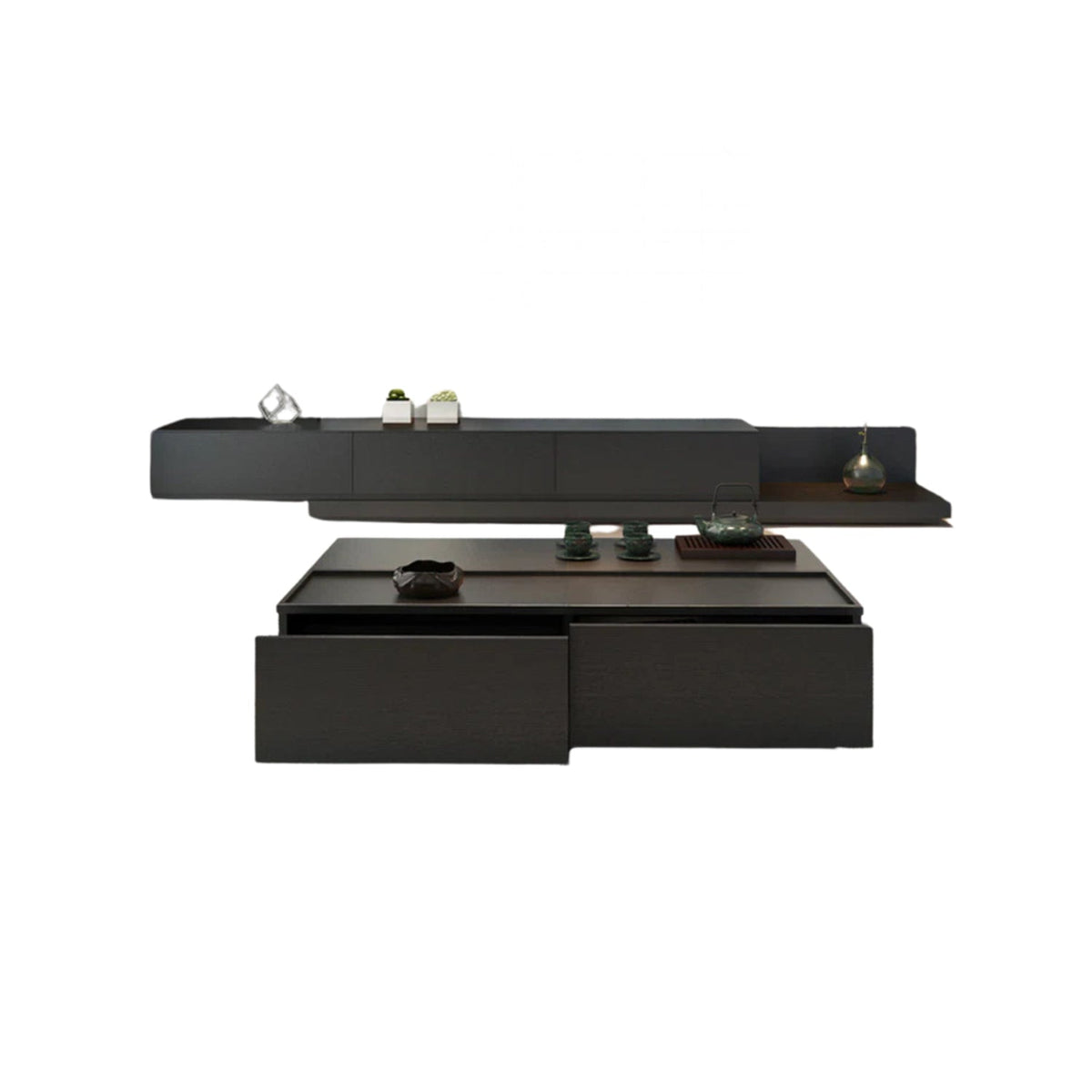 Coffee table set with TV table - high quality MDF wood - OSM-375