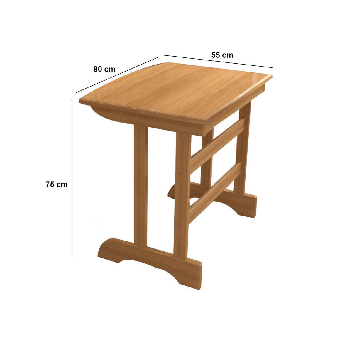 Office + Red Beech Wood Chair - OBG-029
