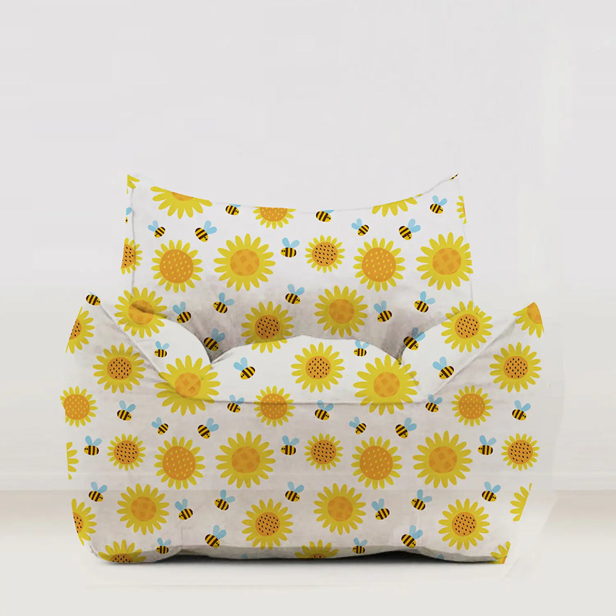 Children's plush bean bag with linen - PRV-188
