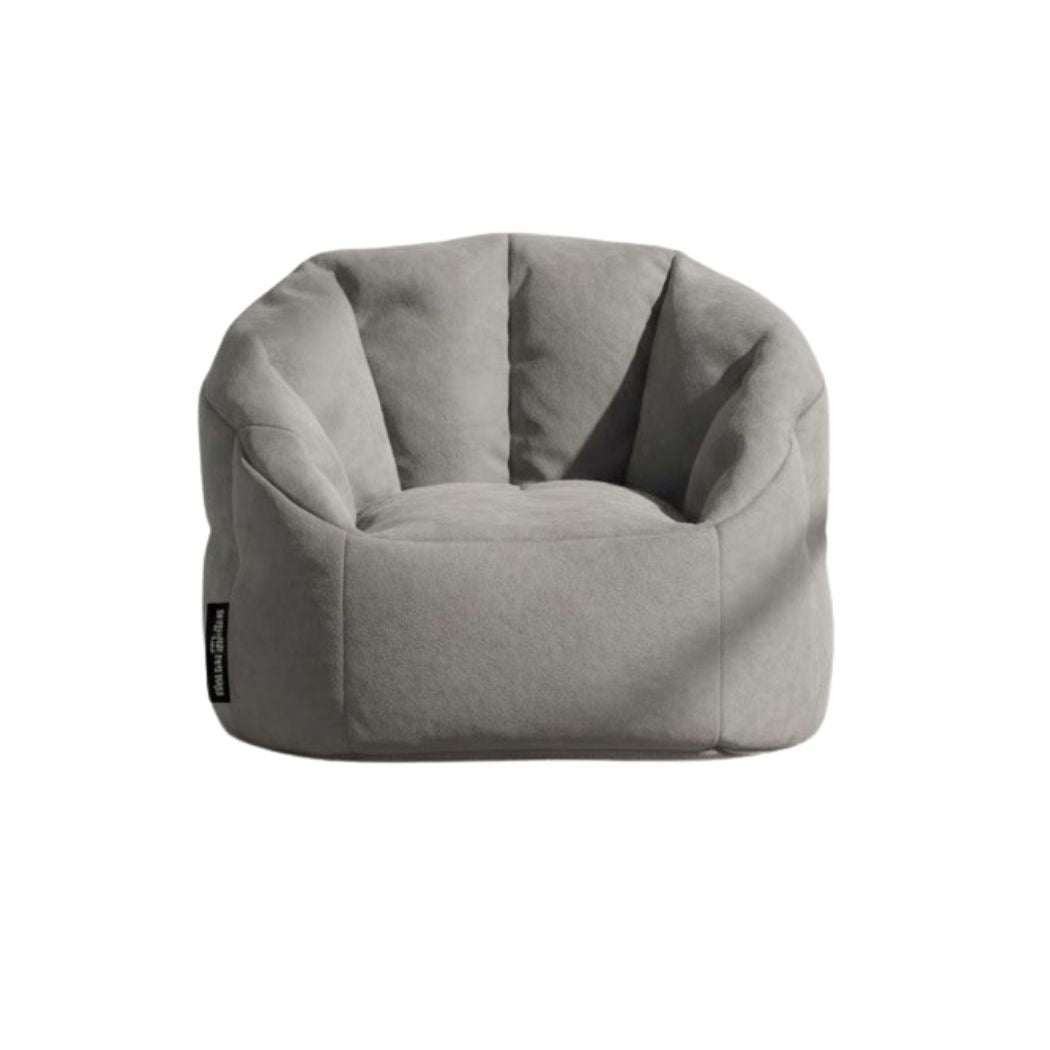 Pyramid Chair Bean Bag Waterproof Distinctive in Shape in Gray Color ELH-049