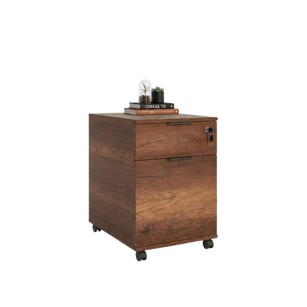 Practical MDF Wood Office Storage Unit for Desk Organization – WAF-258