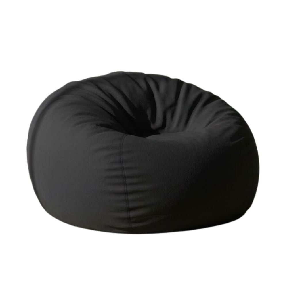 Small size bin bag made of comfortable and practical Sabia fabric in black ELH-099
