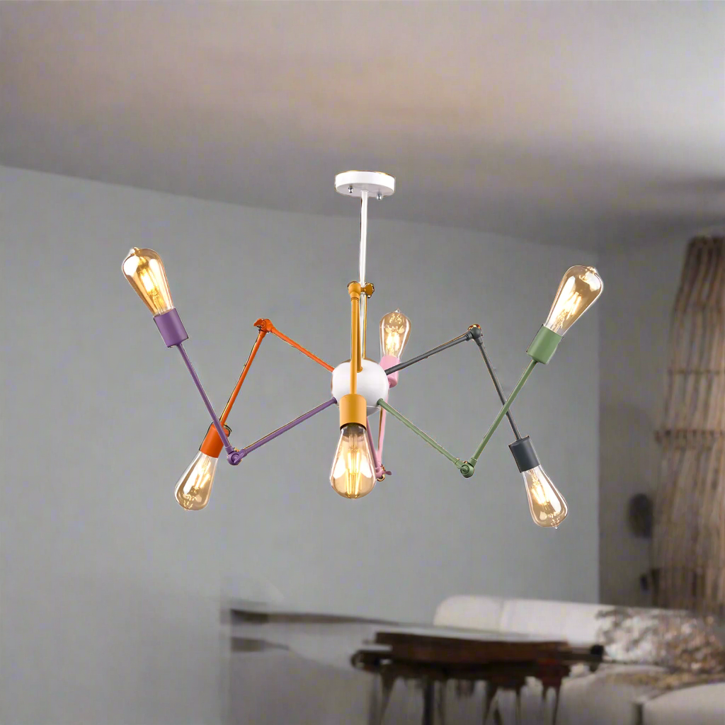 Luxury aluminum chandelier for elegant and distinctive lighting