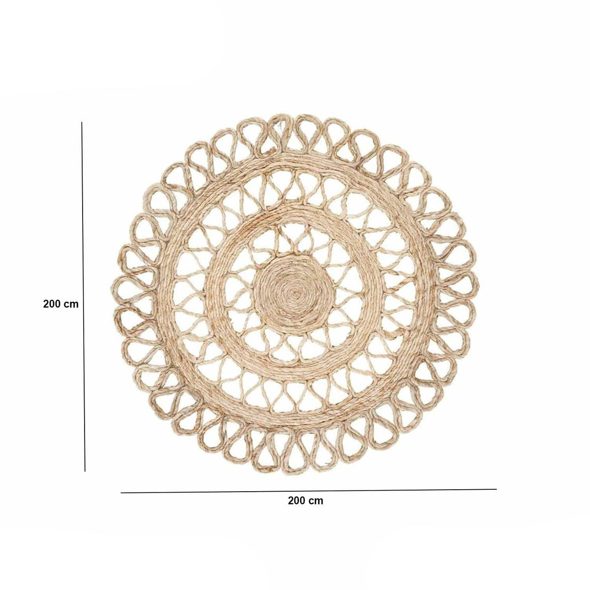 Wicker rug - RAZ-172