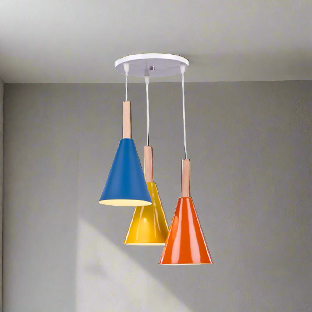 Aluminum chandelier with a modern design that adds a touch of luxury to your home.