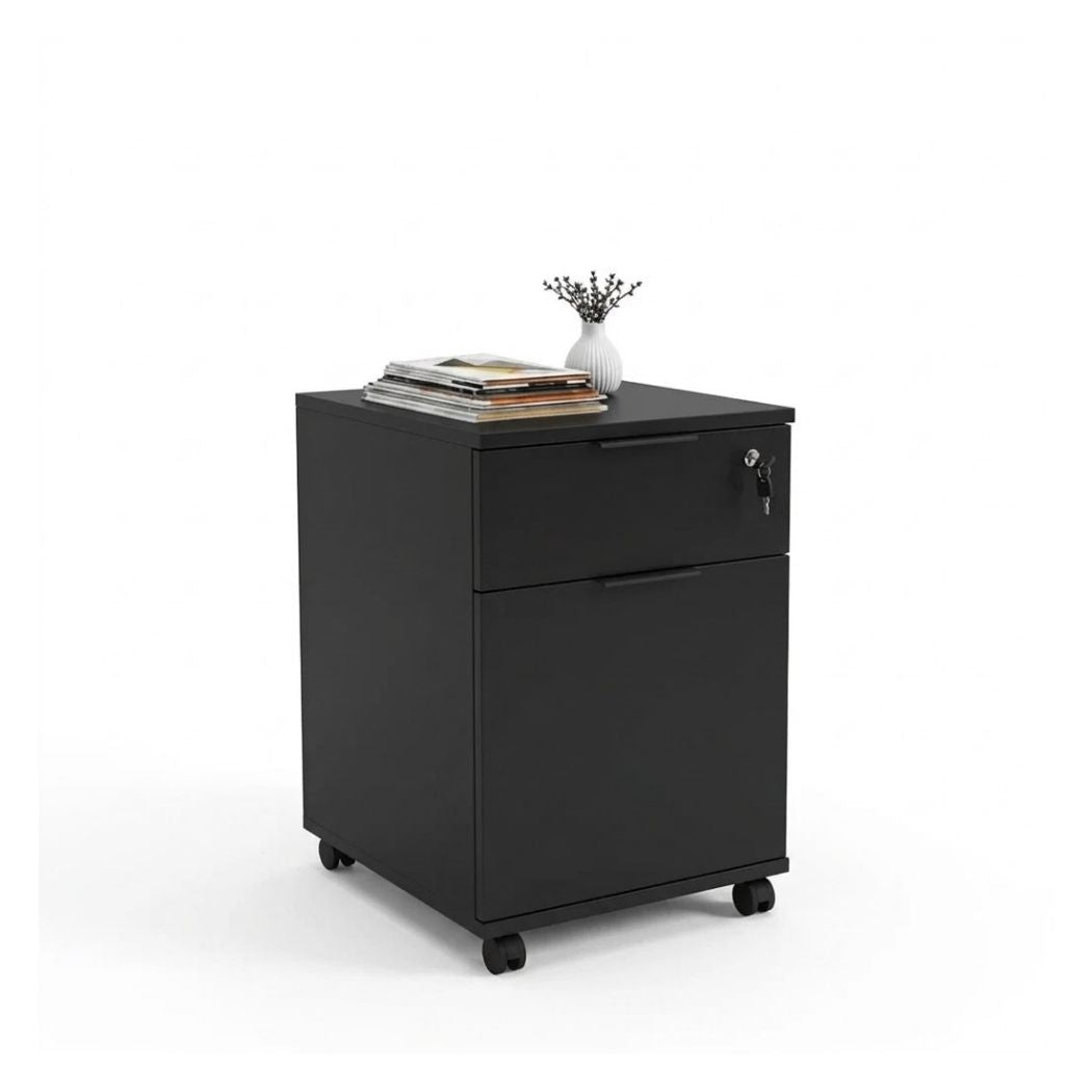 Practical MDF Wood Office Storage Unit for Desk Organization – WAF-257