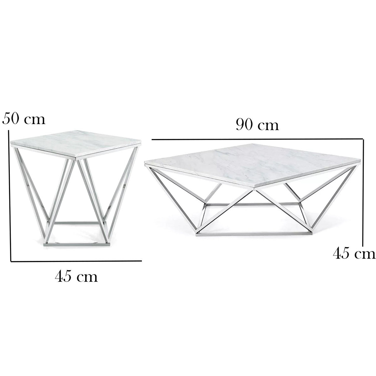 Eccles iron coffee table, electrostatic paint