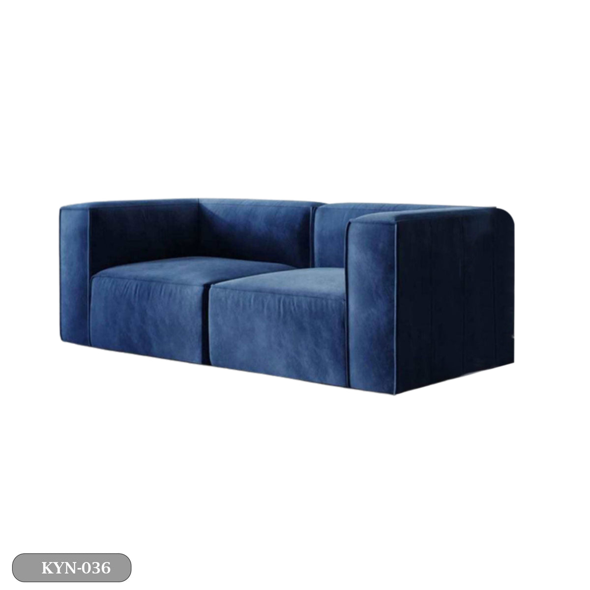 Beech wood sofa with linen or velvet fabric - KYN-036