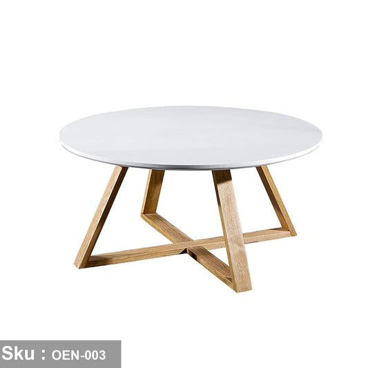 Natural wood coffee table - OEN-003